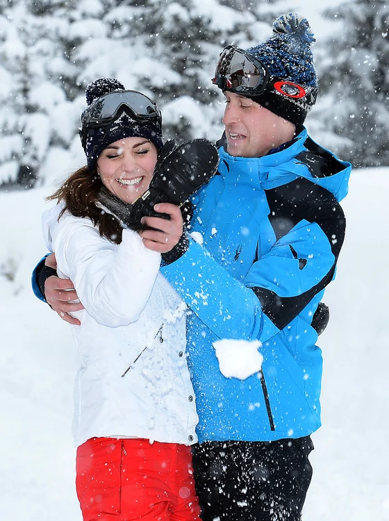 The Duke & Duchess of Cambridge, Prince George & Princess Charlotte go skiing jpeg