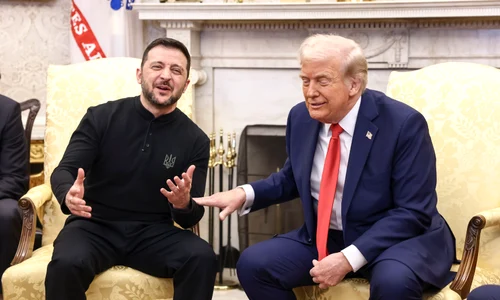 Întâlnirea dintre Donald Trump și Volodimir Zelenski. FOTO EPA-EFE