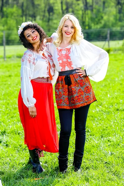 Majda si Diana Dumitrescu la Ferma Vedetelor jpeg