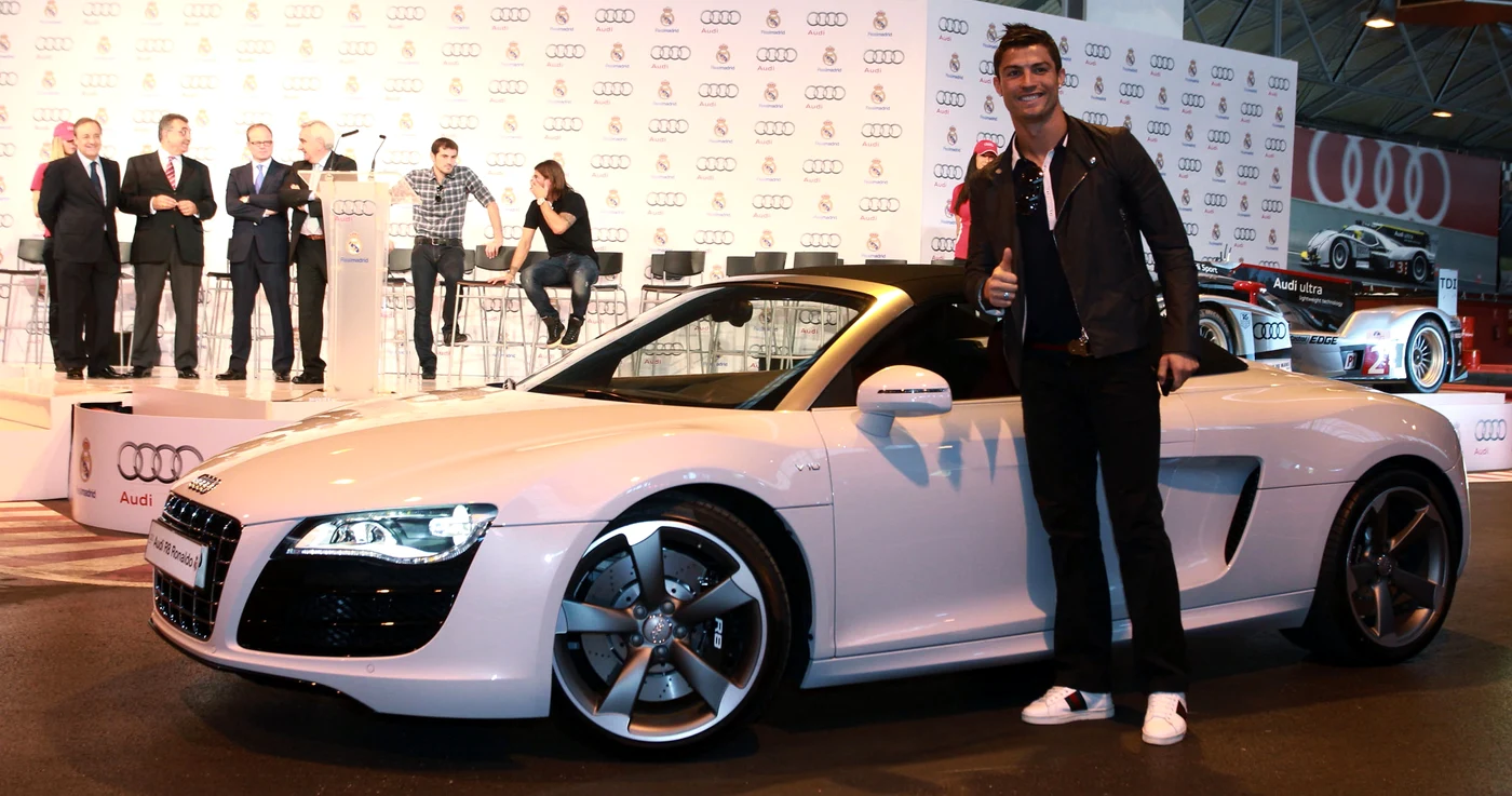 Cristiano Ronaldo s-a ales cu un Audi R8