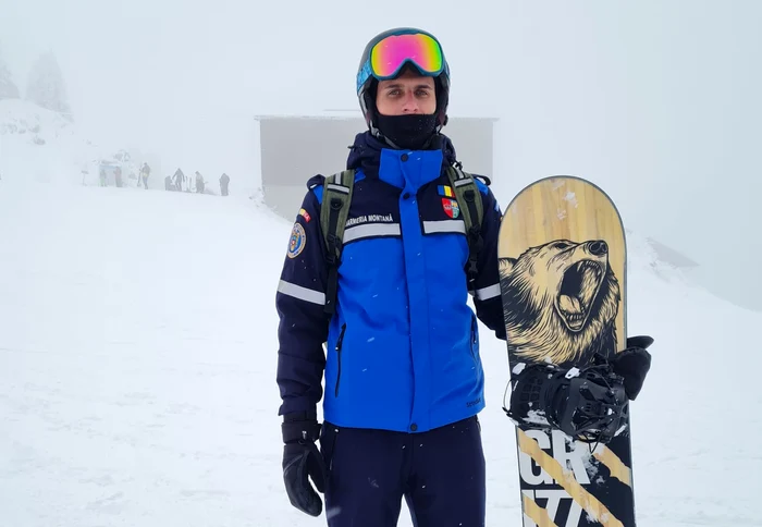 Călin Corboși este pe snowboard zi de zi FOTO IJJ Brașov