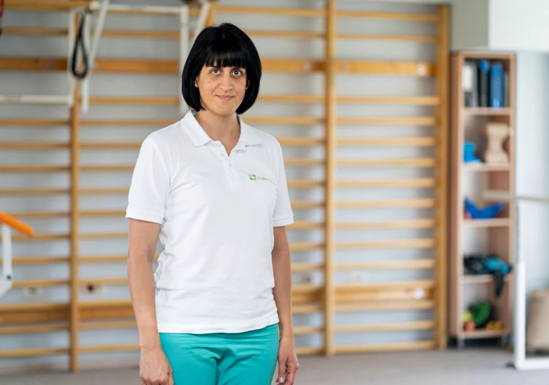 Cătălina Mitrache este un foarte apreciat kinetoterapeut FOTO: Cătălin Berechet
