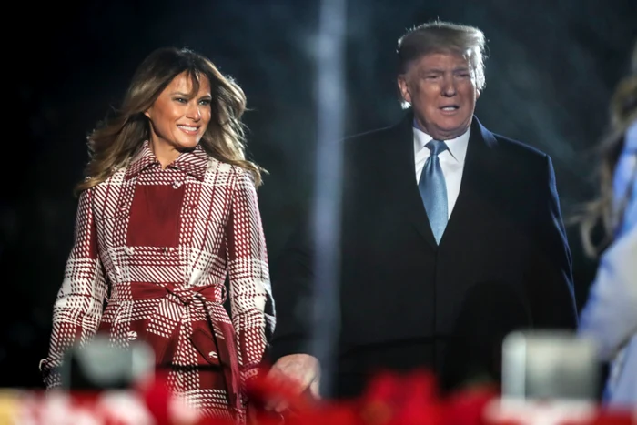 
    Melania l-ar fi împins pe soţul ei, Donald Trump, să candideze la preşedinţieFoto: EPA  