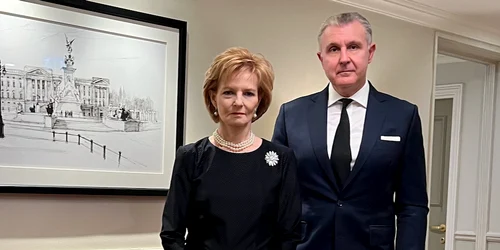 Majestatea Sa Margareta si Principele Radu la dineul omagial de la Buckingham (1) jpg