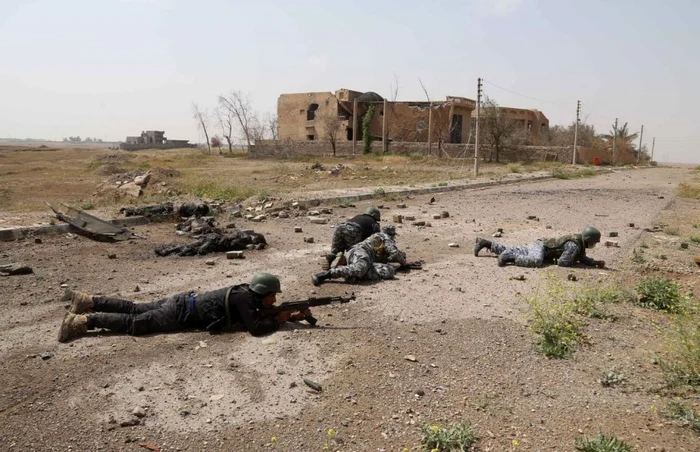 Combatanţi jihadişti FOTO AP