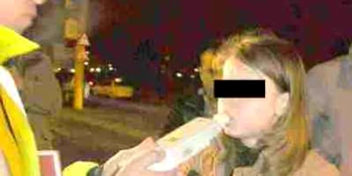 Poliţiştii au rămas surprinşi să constate că femeia era băută