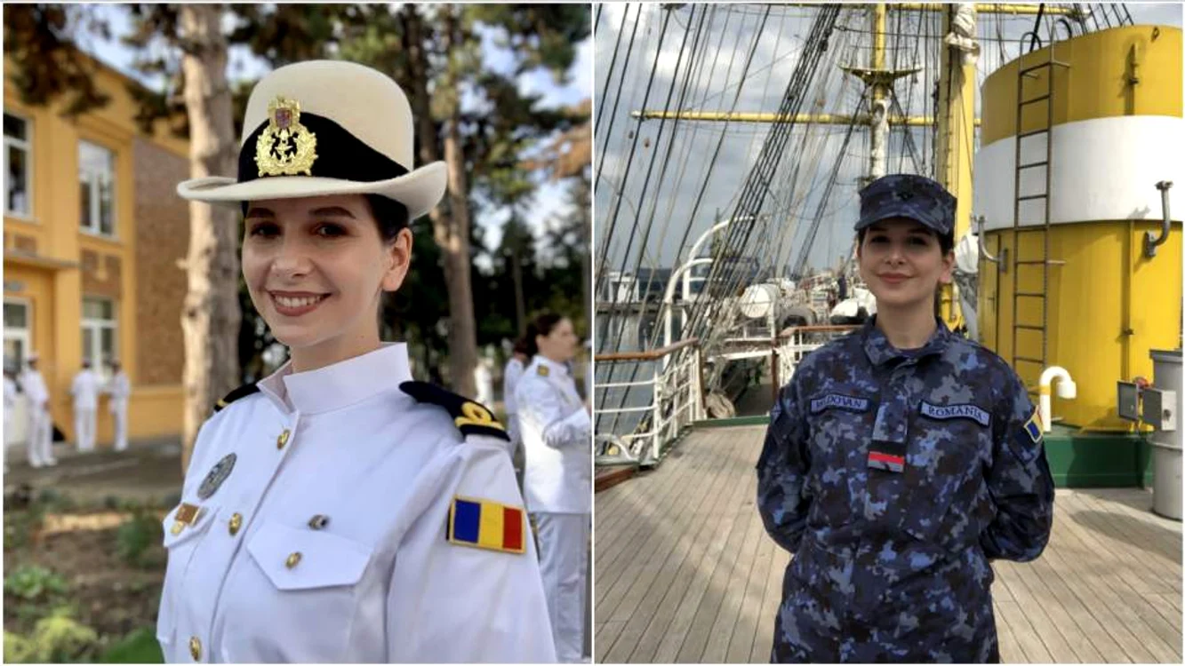 Dalina-Maria este ofițer în Marina Militară FOTO Facebook