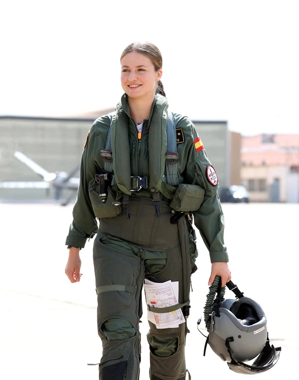 Prințesa Leonor și-a luat licența de parașutist militar (Foto: Profimedia)