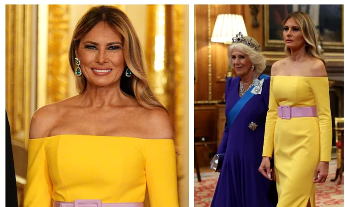 Melania Trump și Camilla la cina de stat GettyImages  jpg