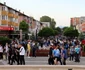 Corvinul Hunedoara aclamată de mii de oameni la prezentarea trofeului Cupa României la fotbal Foto Daniel Guță ADEVĂRUL (259) JPG