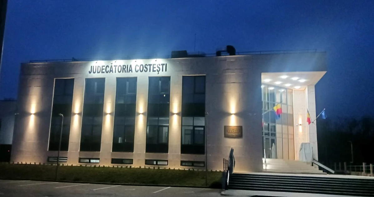 Noul sediu al Judecătoriei Costești Foto: Tribunalul Argeș/Facebook
