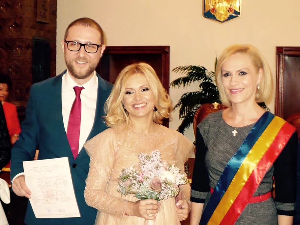 Simona Gherghe și Răzvan Săndulescu s-au căsătorit acum patru ani