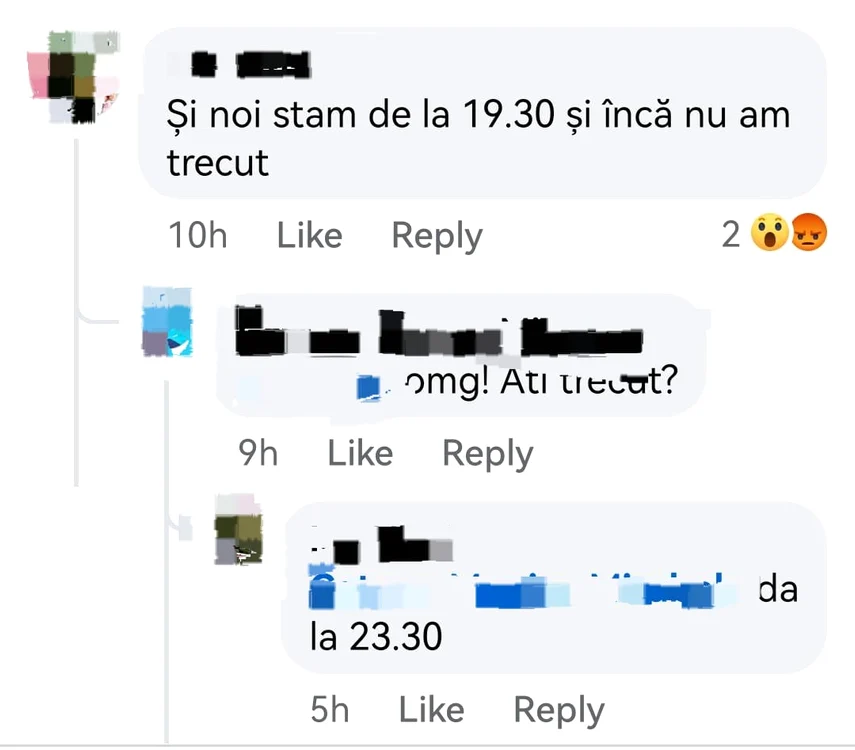 Patru ore a durat trecerea frontierei din Bulgaria în România