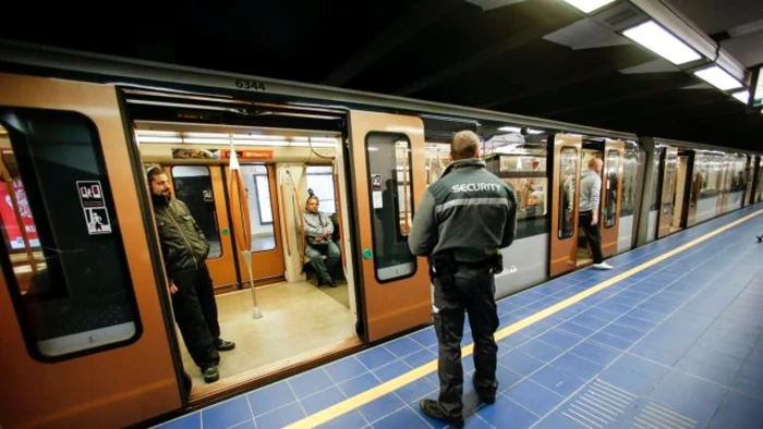 Staţia de metrou Bockstael din Bruxelles. FOTO www.deredactie.be