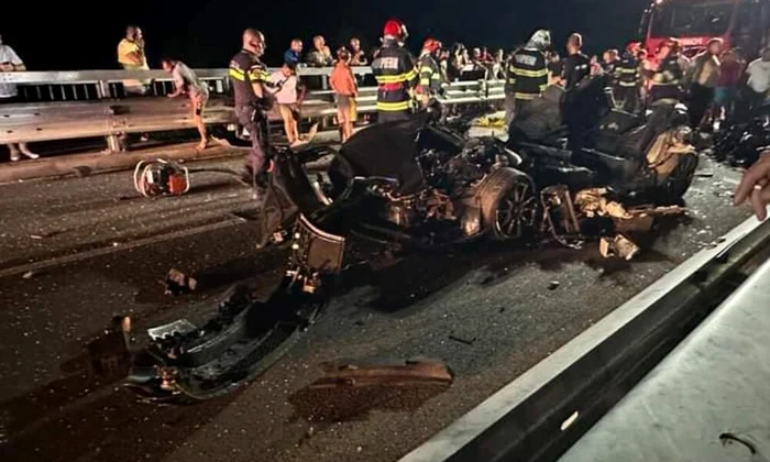 Accident rutier la Geoagiu. Sursa. Facebook.