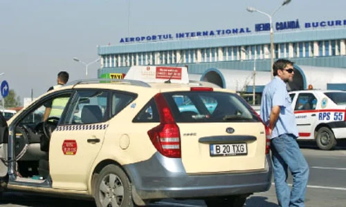 Şoferii de taxi din Ilfov şi din Capitală pot lua clienţi de la Aeroportul Otopeni