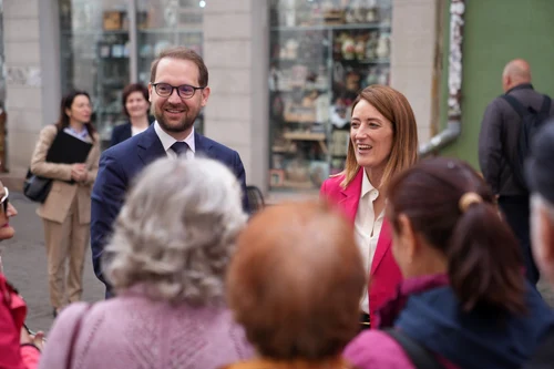 Roberta Metsola, prin Timișoara Foto Dominic Fritz jpg