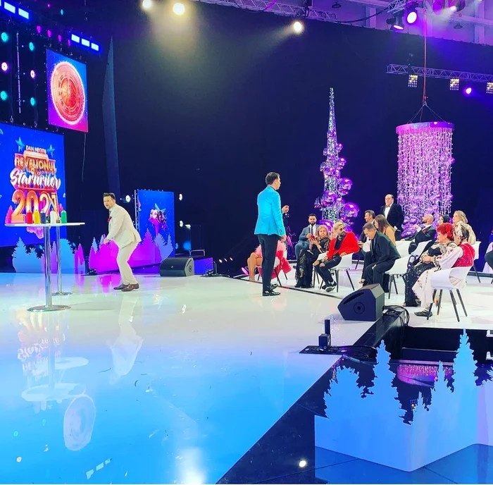 Imagini de la filmările lui Dan Negru