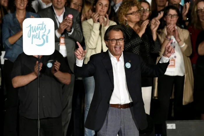 Liderul catalan Artur Mas