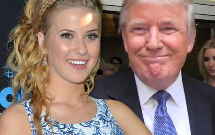 Caroline Sunshine şi Donald Trump