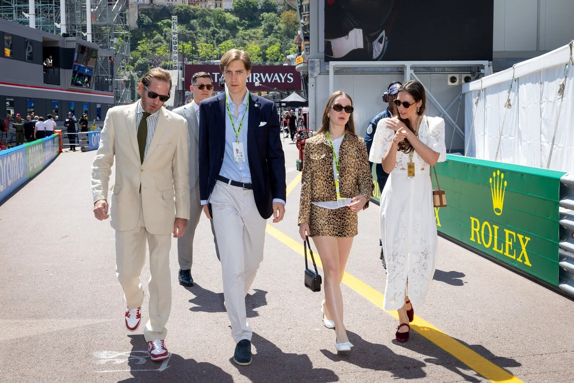 Andrea Casiraghi, Ben & Alexandra de Hanovra și Tatiana Santo Domingo. FOTO: Profimedia