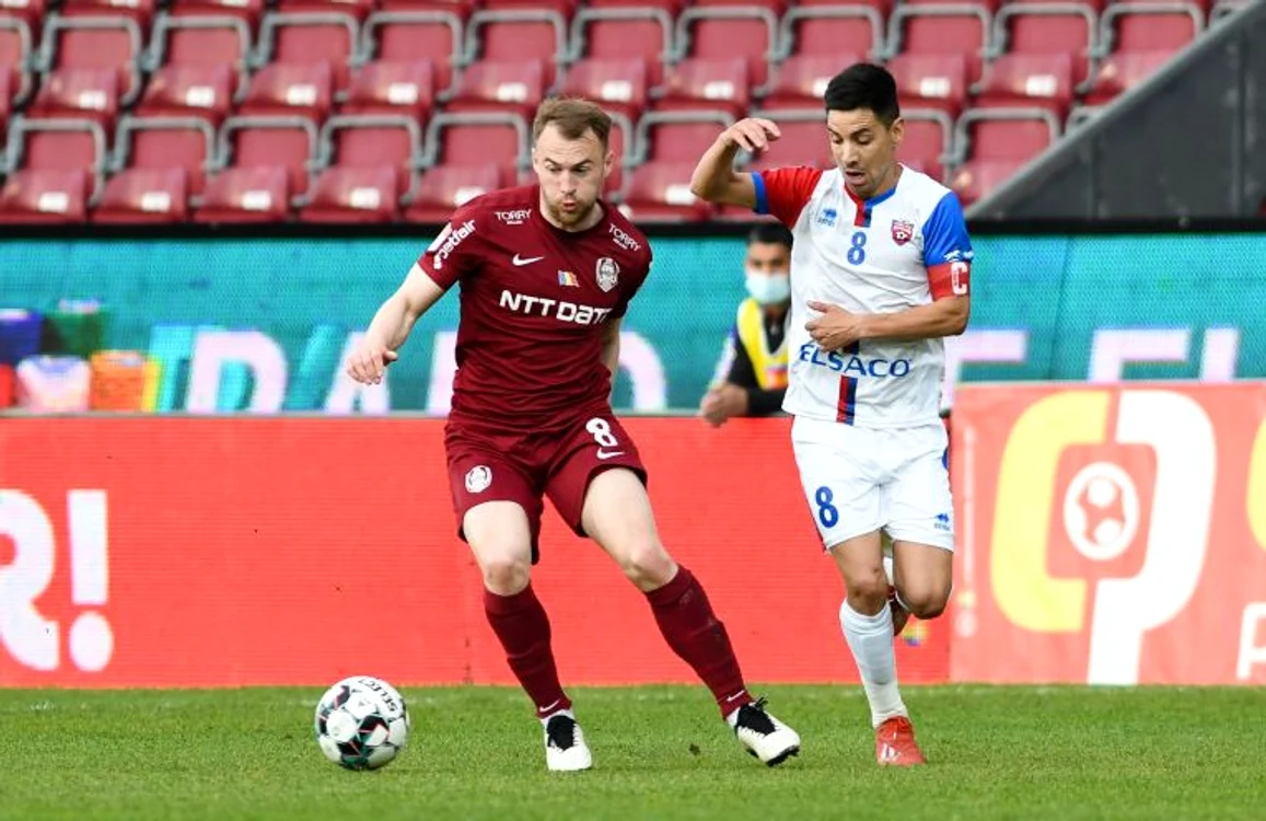 
    Sigurjonsson a marcat prima dublă în Liga 1FOTO: Mediafax  