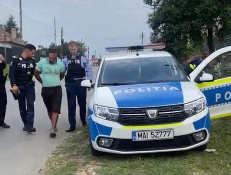 Urmărire pe câmp după un șofer beat și fără permis. Polițiștii l-au ajuns din urmă și l-au reținut 
