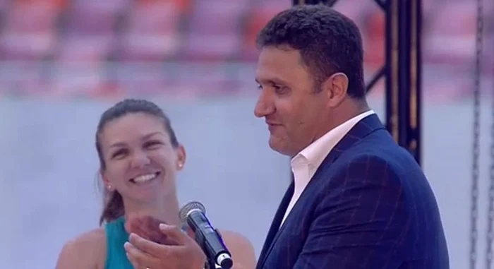 George Cosac și Simona Halep. Foto Arhivă Adevărul