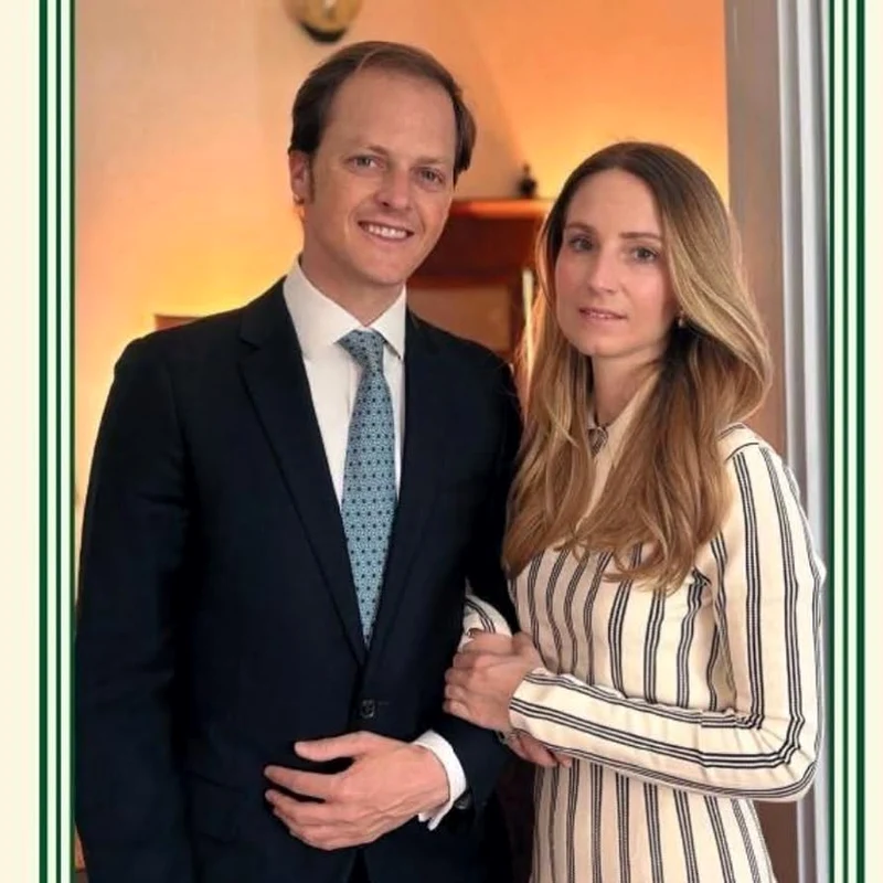Prințul Rafael de Orleans-Bragança cu logodnica lui, Margherita delle Piane. FOTO: Instagram