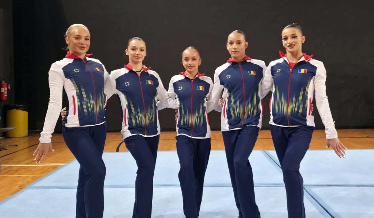 Echipa României care ne-a reprezentat la Campionatul European (FOTO: Facebook/ FRG)