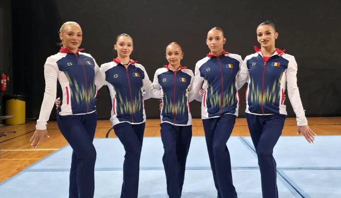 Echipa României care ne-a reprezentat la Campionatul European (FOTO: Facebook/ FRG)