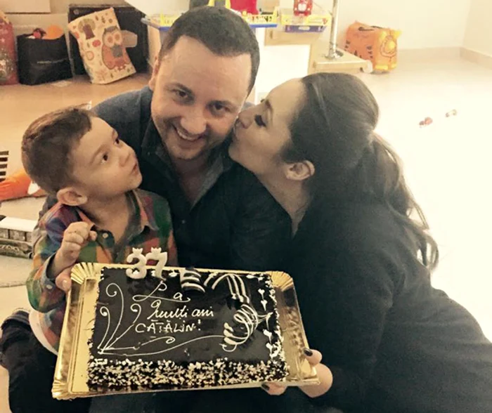 Andra și Cătălin Măruță sunt foarte atașați de fiul lor, David (4 ani și jumătate)