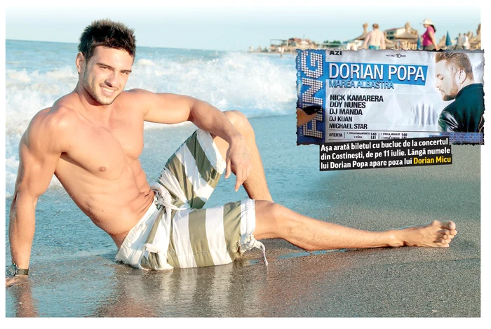 
    Solistul din LaLa Band este bruiat de un alt coleg de breaslă, pe care îl cheamă  Dorian Micu, dar care apare pe afișele spectacolelor cu numele Dorian Popa  