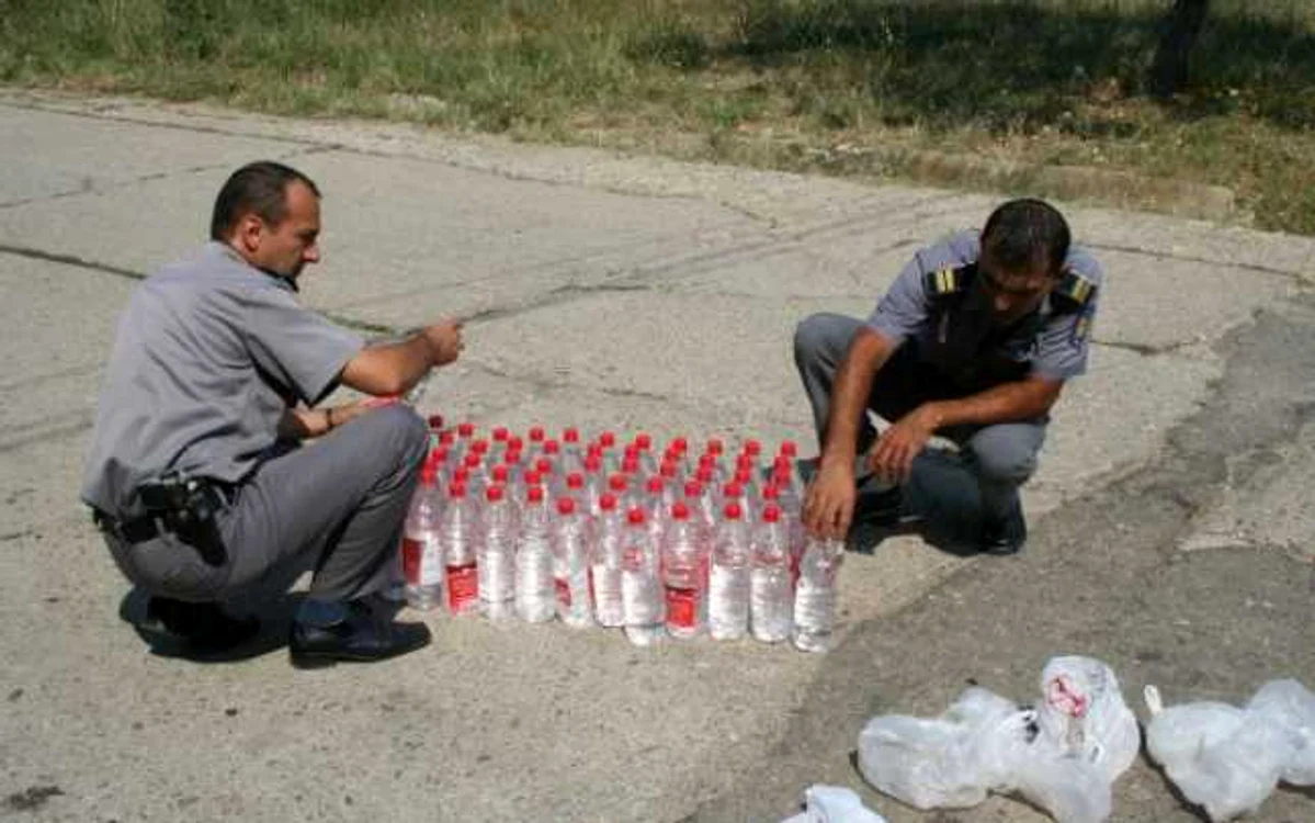 Întreaga cantitate de alcool a fost confiscată