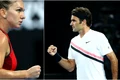 simona halep si roger federer gettyimages