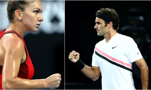 simona halep si roger federer gettyimages