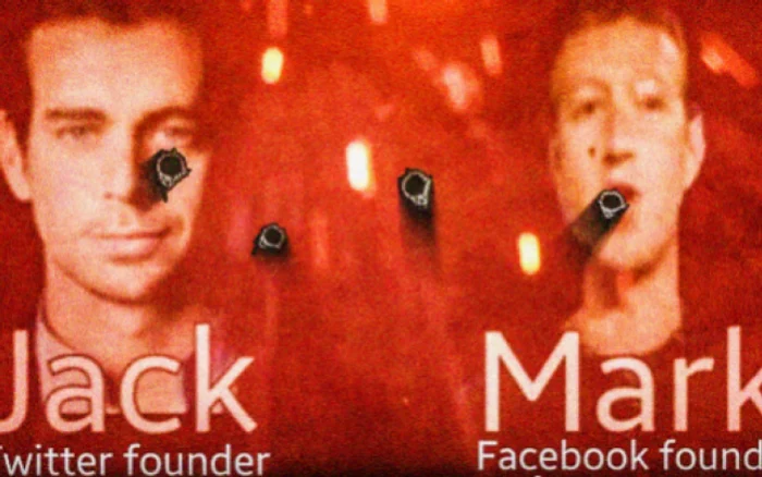 
    Mark Zuckenberg, fondatorul Facebook și Jack Dorsey, fondatorul Twitter, au fost amenințați cu moartea de ISISFoto Twitter @vctv_images   