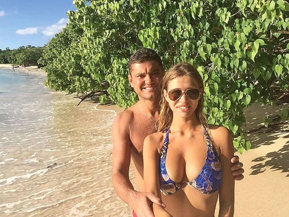Cristi Boureanu şi iubita lui s-au distrat în CaraibeFoto: Arhiva personală