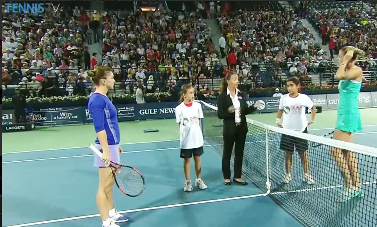 Simona Halep la tragerea la sorţi