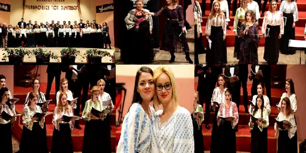 Corul Regal în ii vâlcene într-un concert din Capitalele Unirii Foto Bogdan Boari