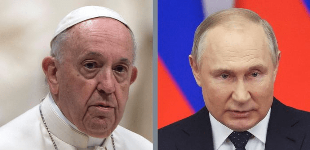 Papa Francisc îi cere lui Vladimir Putin să pună capăt „spiralei de violență” în Ucraina 
