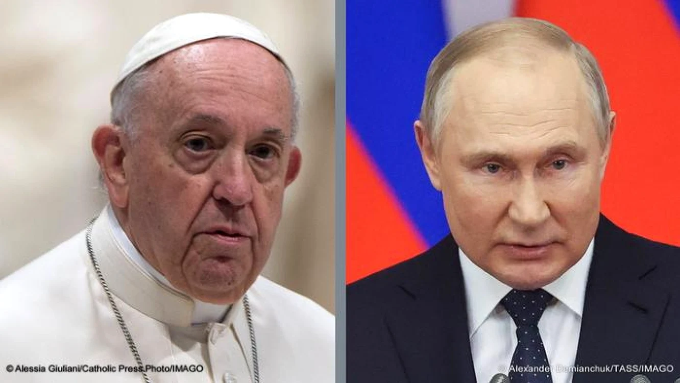 Papa Francisc şi Vladimir Putin