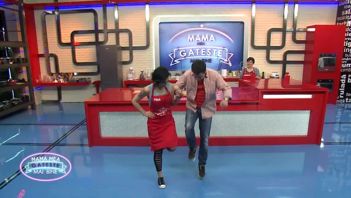 Maestrul Horia Vârlan şi Cove, gazdele emisiunii „Mama mea găteşte mai bine”Foto Prima TV