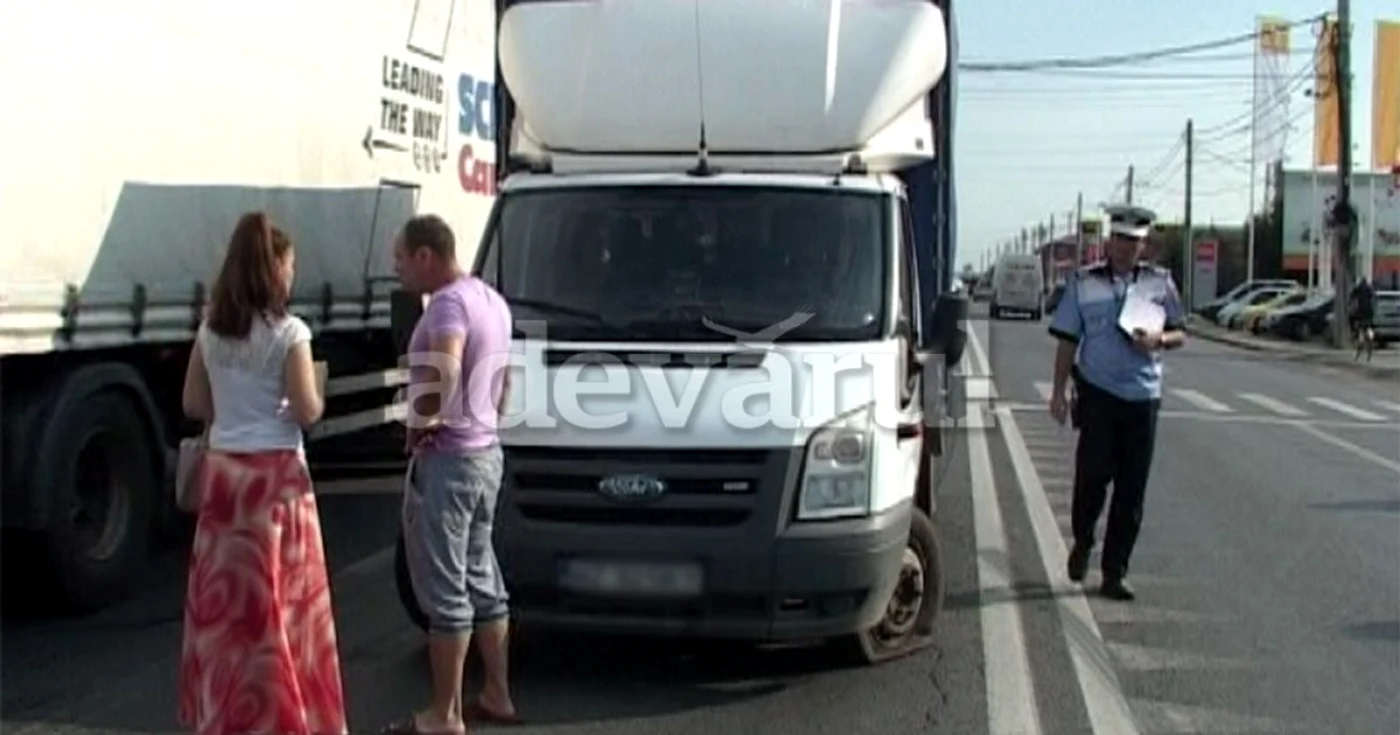 Accidentul s-a produs în jurul orei 8 dimineaţa