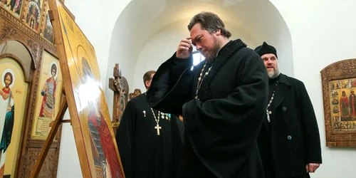 Preotul rus Mihail Vasiliev / Foto: TASS via Moscow Times