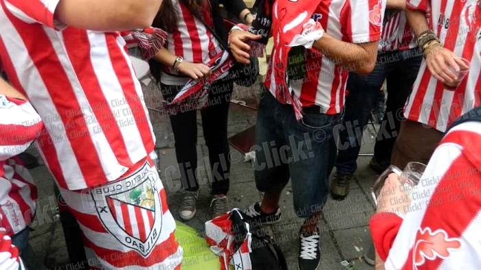 Fanii lui Athletic Bilbao au lăsat dezastru în urmă.