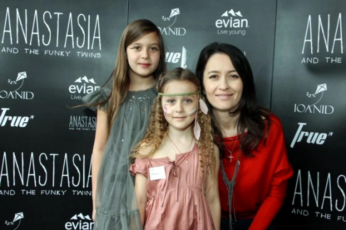Fosta soție a lui Ilie Năstase alături de fiicele sale, Emma şi Alessia