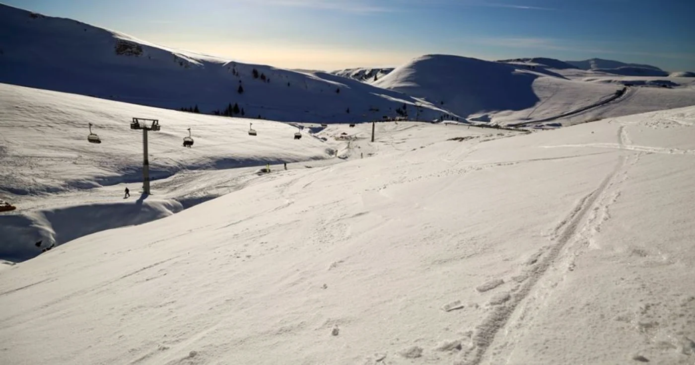 La Cota 2000 din Sinaia, pârtiile sunt în stare excelentă. FOTO Facebook / Primăria Sinaia