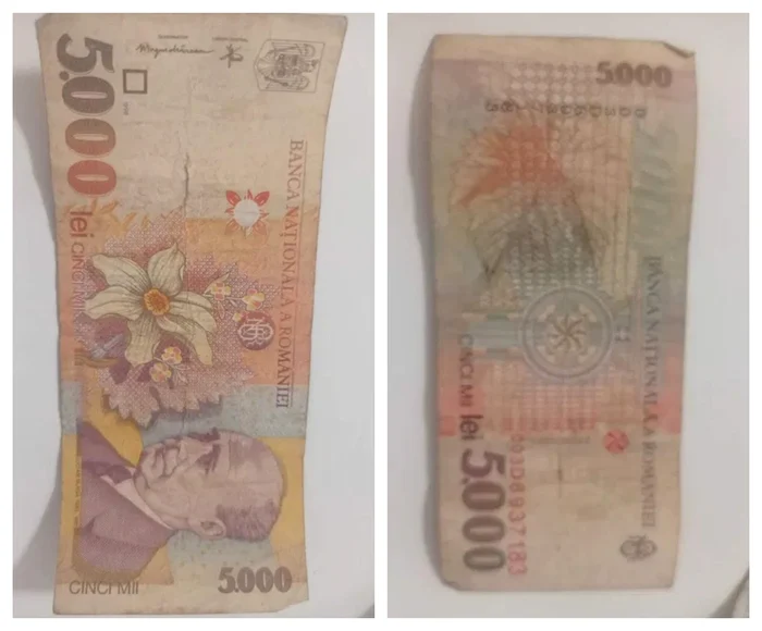 Bancnota care este scoasă la vânzare Foto: OLX