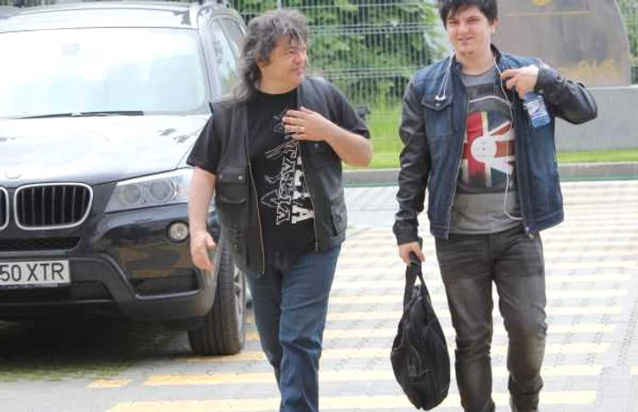 Leo Iorga cu fiul sau în 2009 FOTO Click!